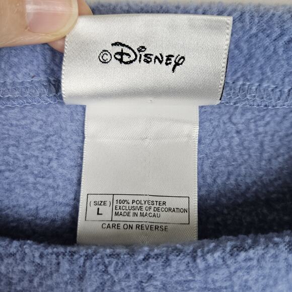 Vintage 90s Winnie The Pooh Sweatshirt Disney World Embroidered Patch Womens L - Picture 9 of 14